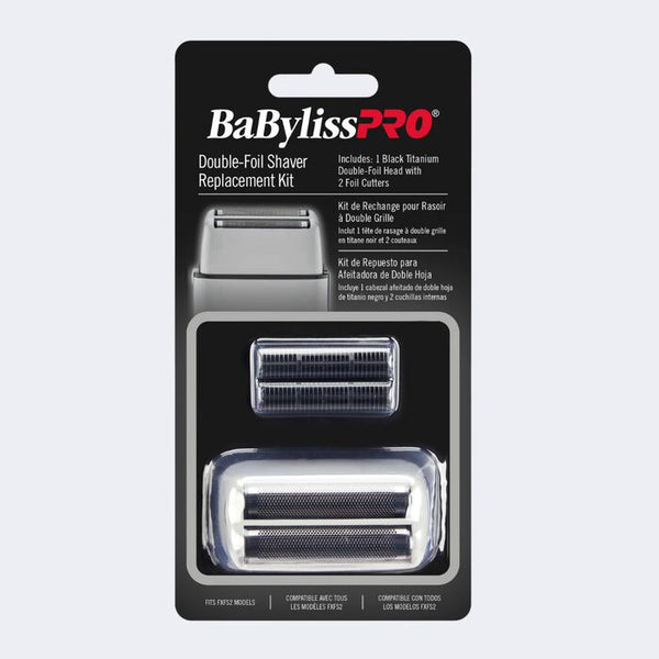 BabylissPro FOILFX02 Replacement Foils & Cutter - Grey (FXRF2GY)
