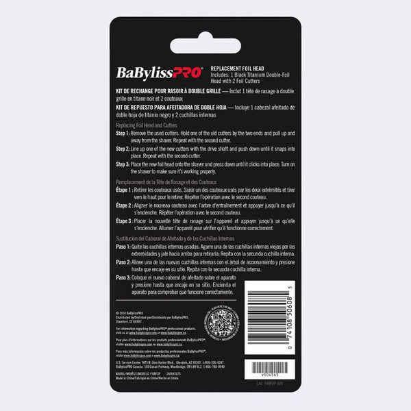 BabylissPro FOILFX02 Replacement Foils & Cutter - Purple (FXRF2P)