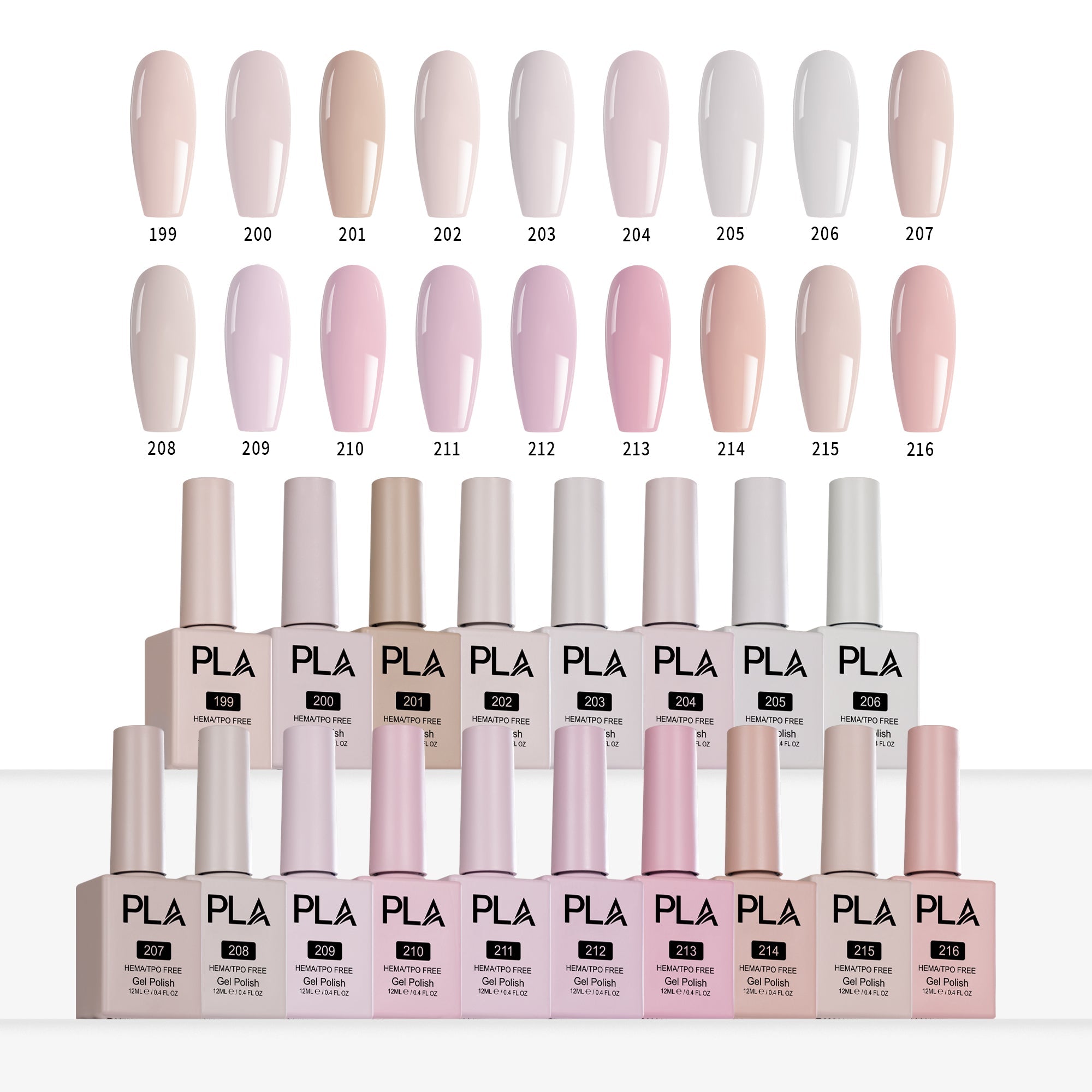 PLA Fashionably Light - Gel Collection (199-216)