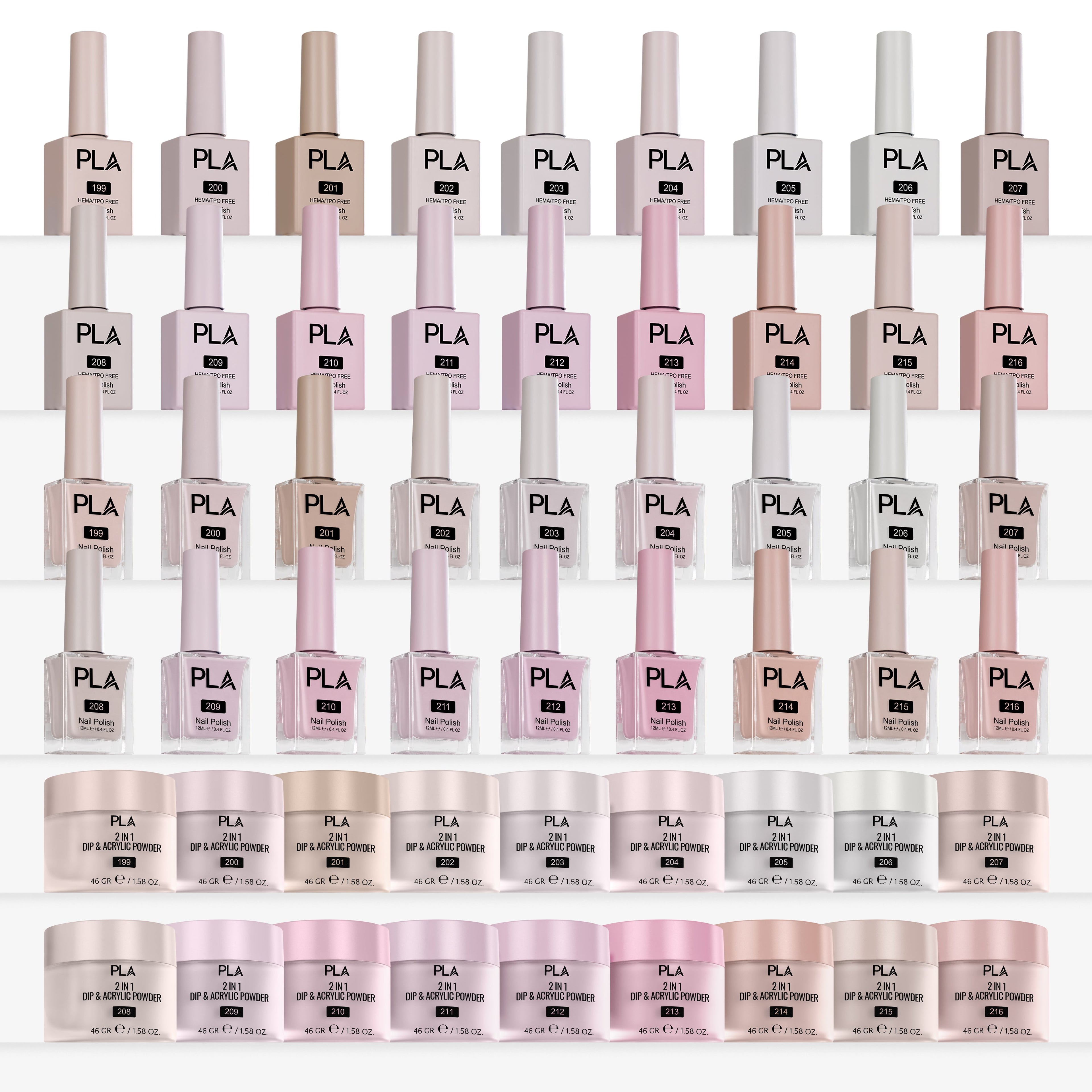 PLA Fashionably Light - Gel Collection (199-216)