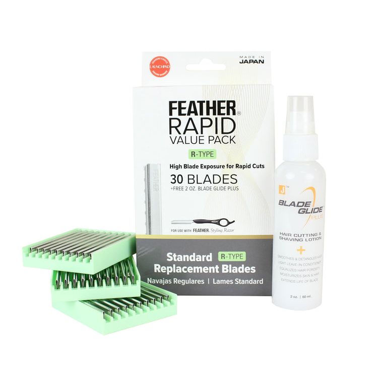 Feather R-Type Styling Blades w/free Blade Glide - 30pk Main image