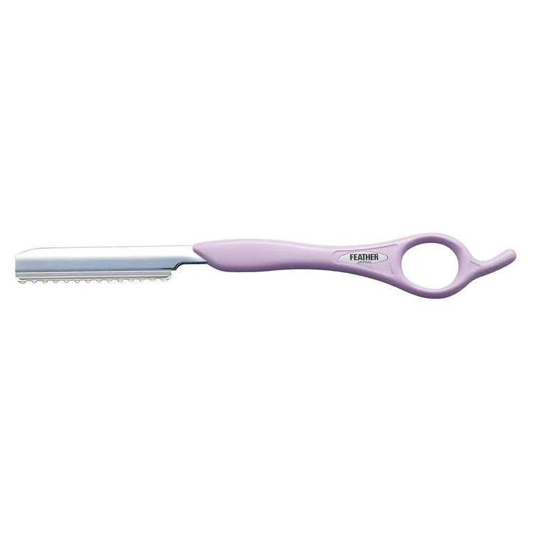 Feather Styling Razor Lavender Handle Main image