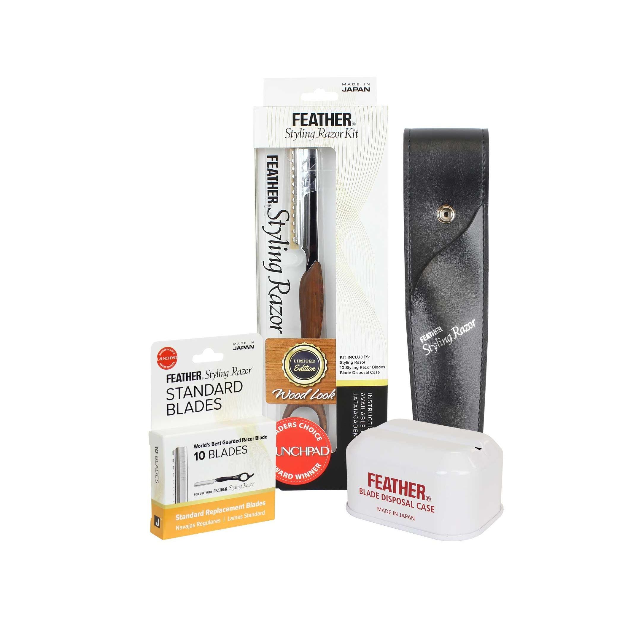 Feather Wood Look Razor Kit Main image