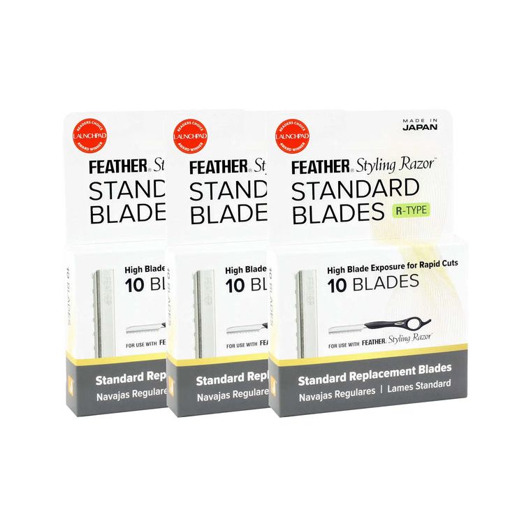 Feather R-Type Styling Blades w/free Blade Glide - 30pk