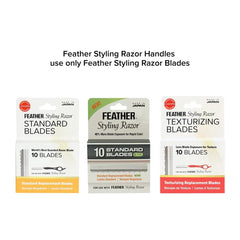 Feather Styling Razor Wood Look Handle