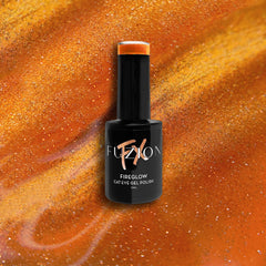 Fuzion Cat Eye Gel Polish 15ml - Fireglow