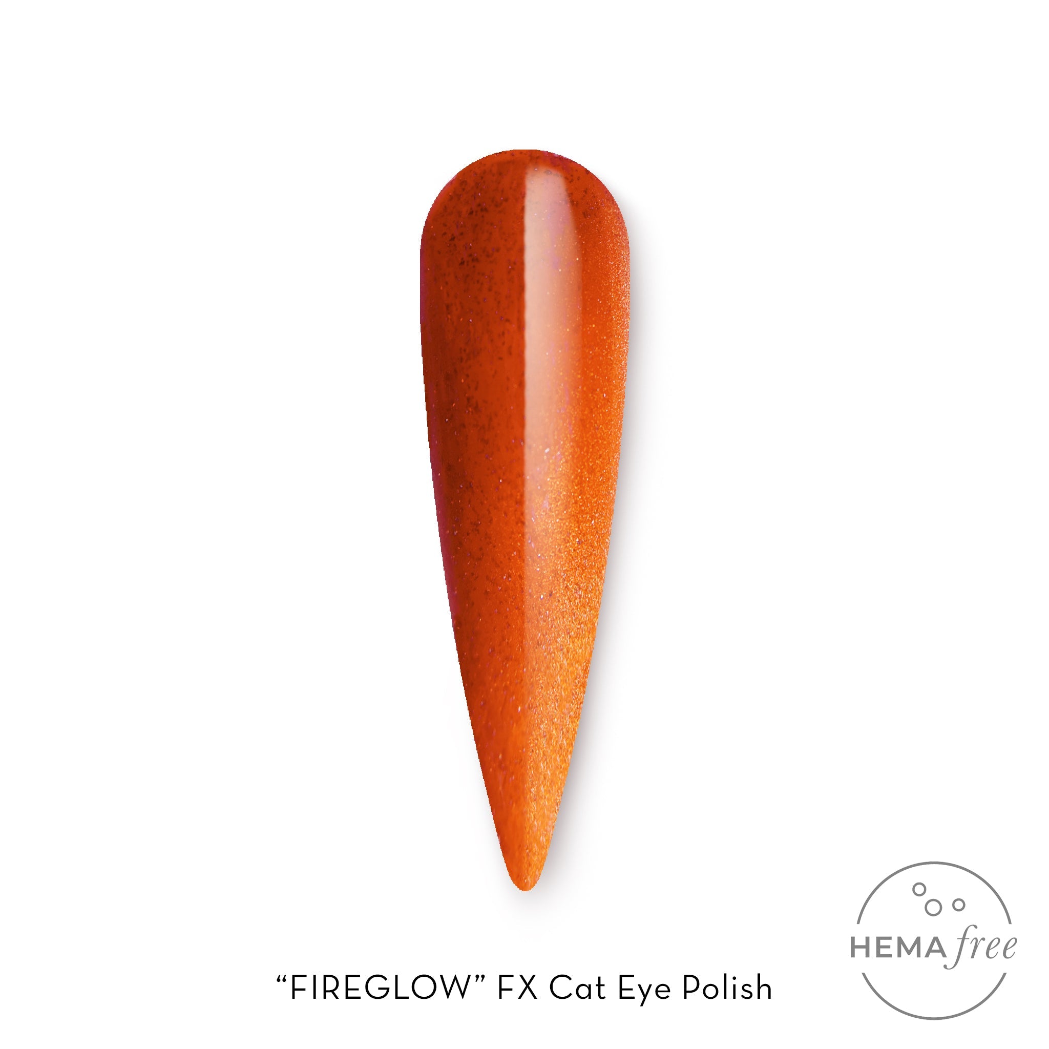 Fuzion Cat Eye Gel Polish 15ml - Fireglow