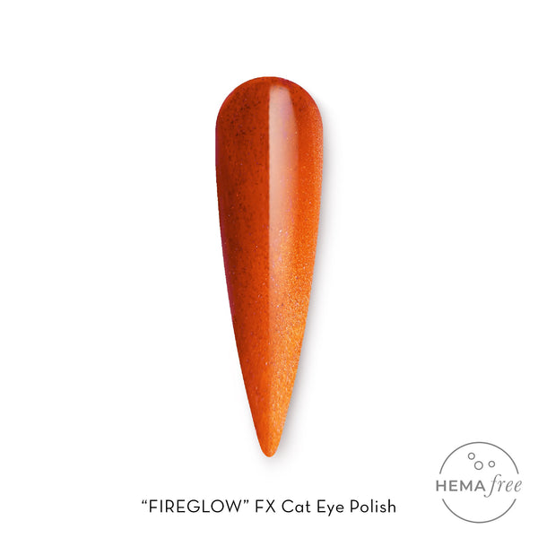 Fuzion Cat Eye Gel Polish 15ml - Fireglow