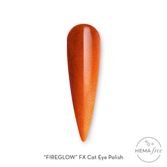 Fuzion Cat Eye Gel Polish 15ml - Fireglow