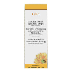 GiGi Natural Muslin Wax Strips