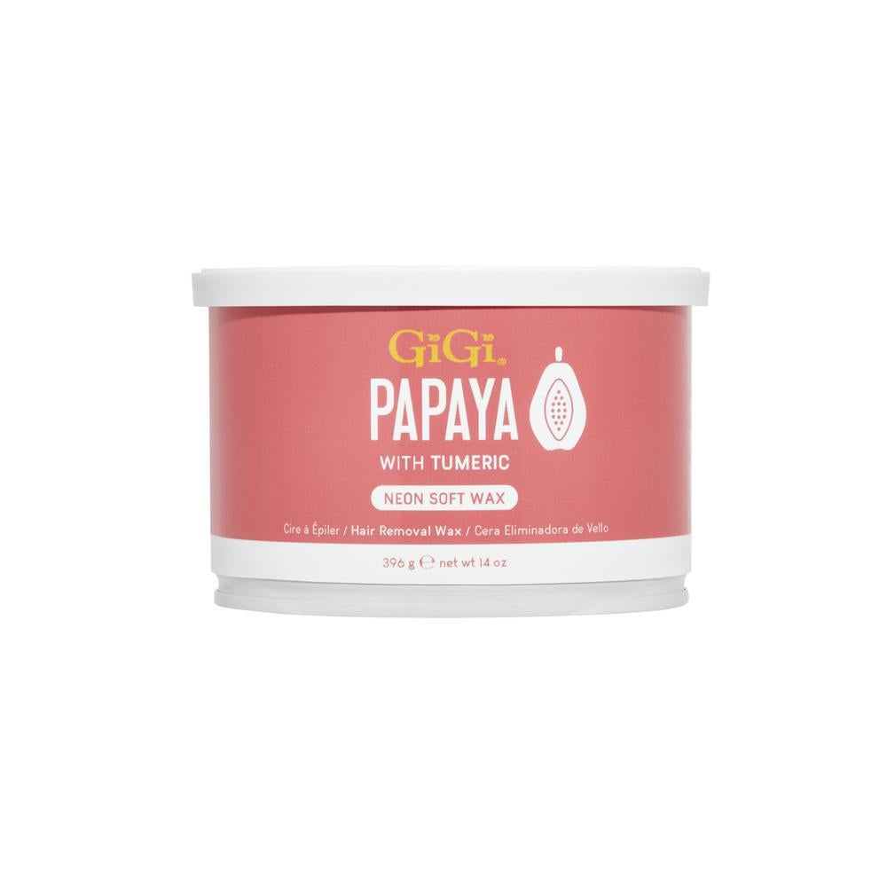 GiGi Neon Soft Wax Papaya 14oz Main image