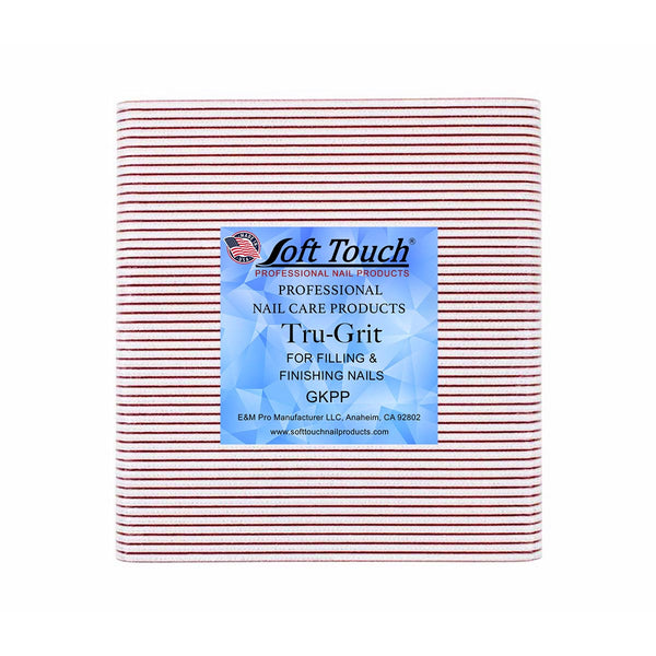 Soft Touch Jumbo Red Files 80 Grit - 50 Pack