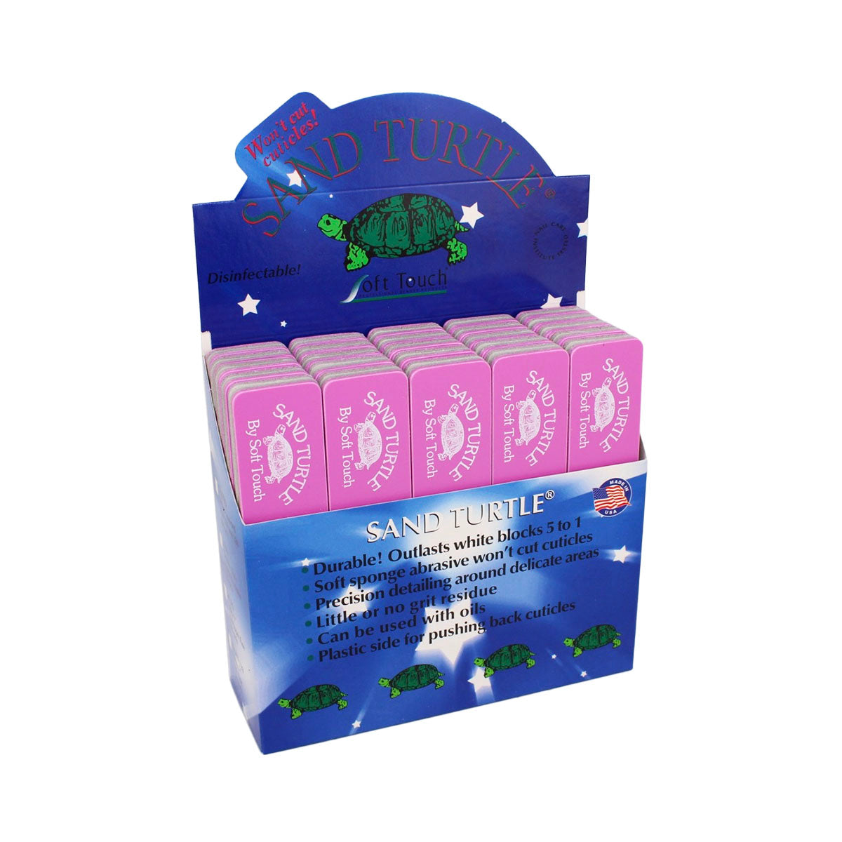 Soft Touch Sand Turtles 280 Ultra Fine - Berry - 50 Pack Display