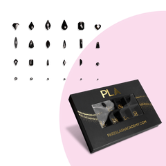 PLA Nail Gems - Black