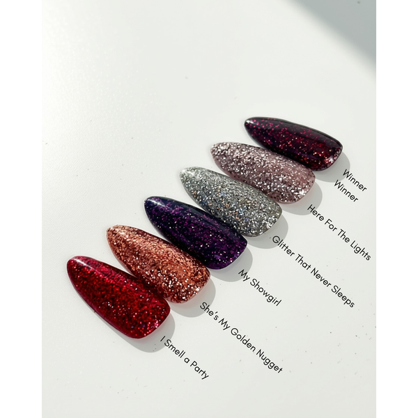 Light Elegance - Viva Las Vegas Fall/Winter 2026 - P+ Glitter Gel Collection (6pk)