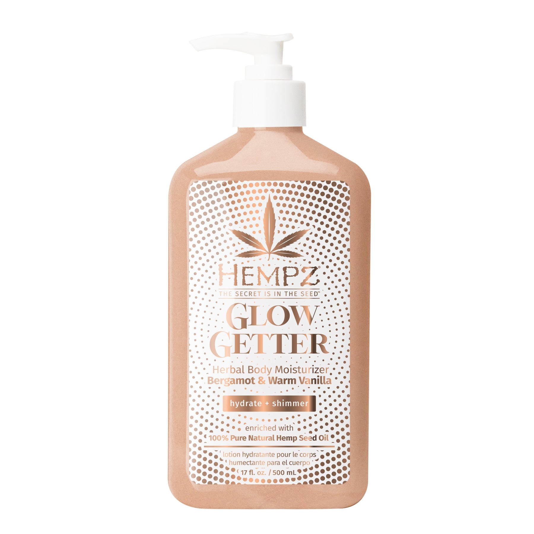 Hempz Glow Getter Body Moisturizer Lotion With Shimmer Main image