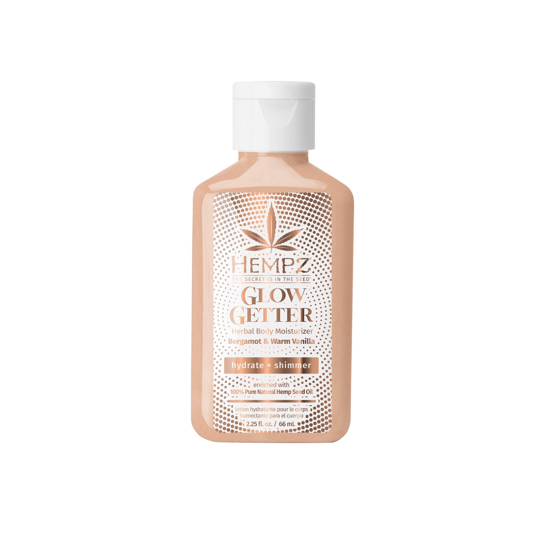 Hempz Glow Getter Body Moisturizer Lotion With Shimmer Secondary image