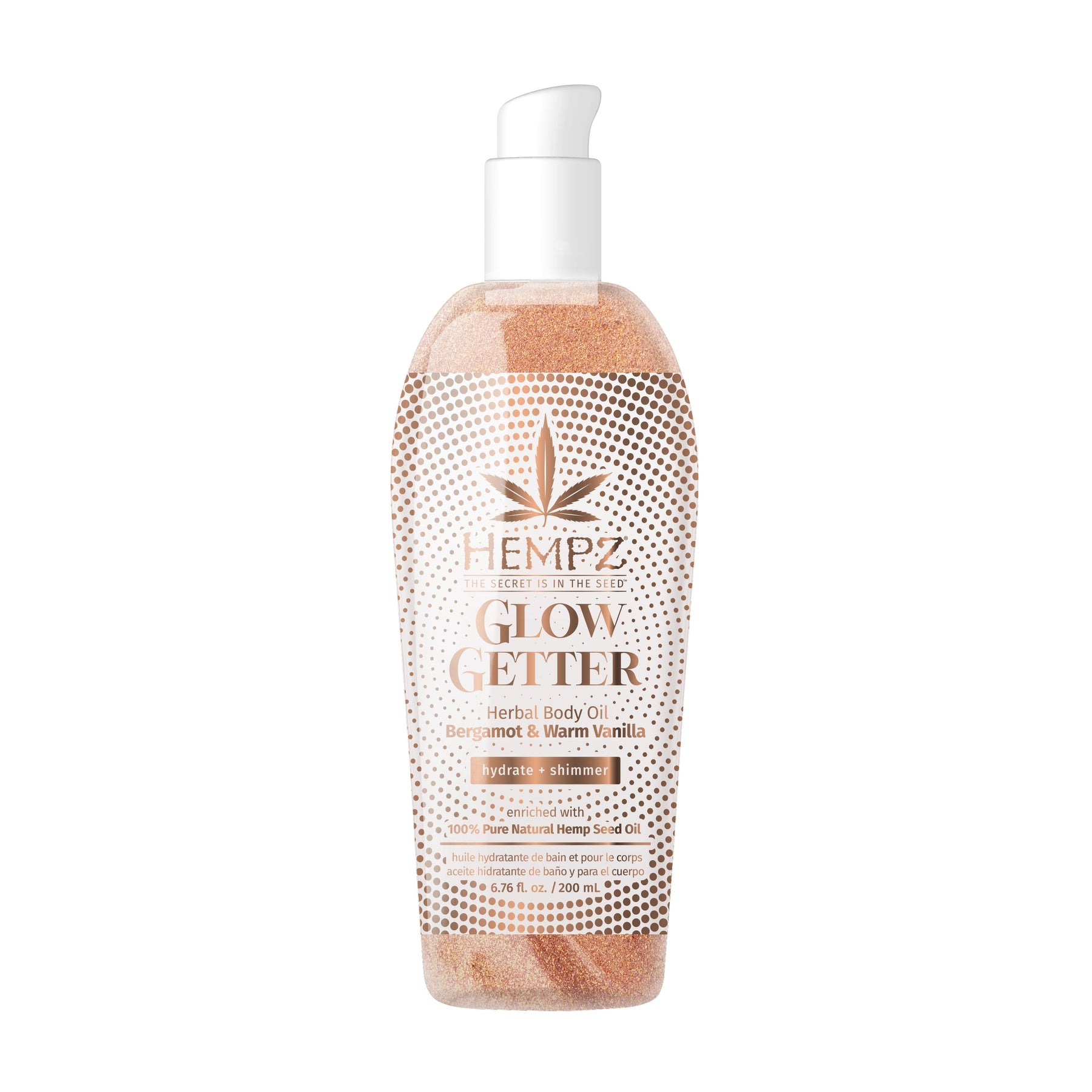 Hempz Glow Getter Herbal Body Oil 6.7oz Main image