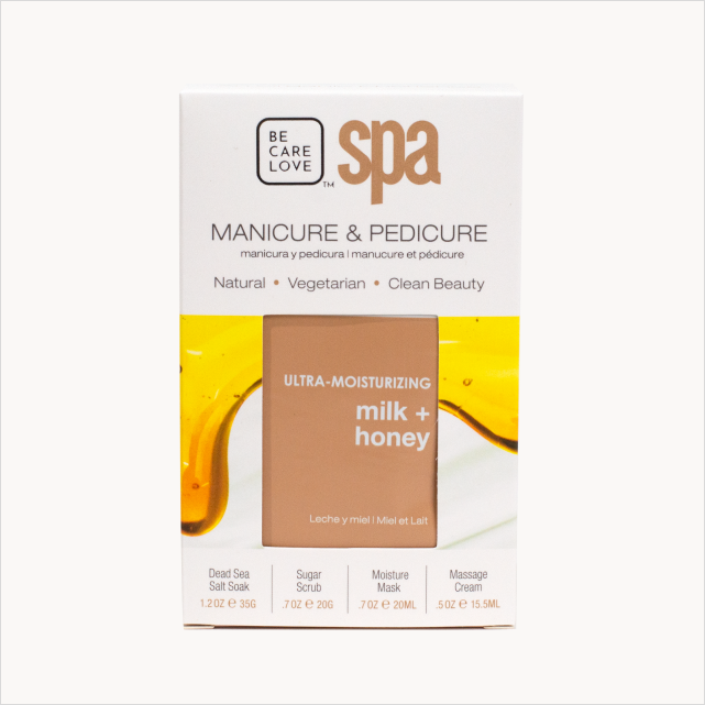 Be Care Love Milk + Honey 4-step Packet Box