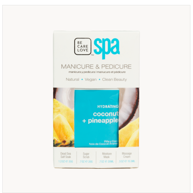 Be Care Love Coconut + Pineapple 4-step Packet Box