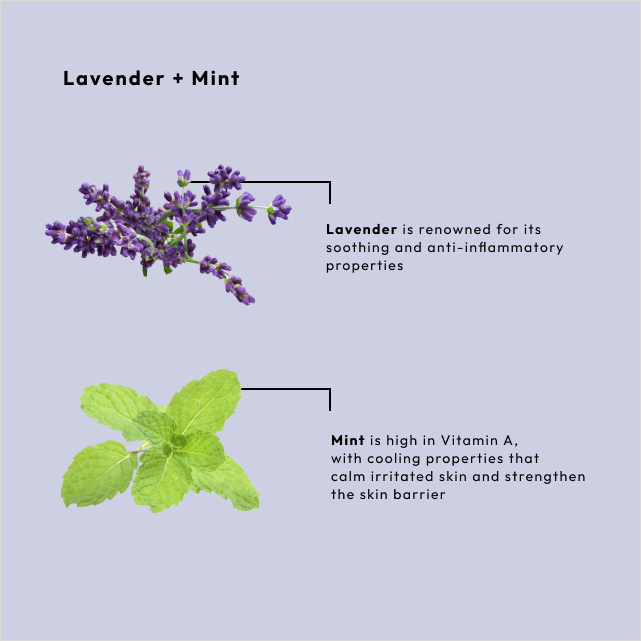 Be Care Love Moisture Mask - Lavender + Mint Secondary image