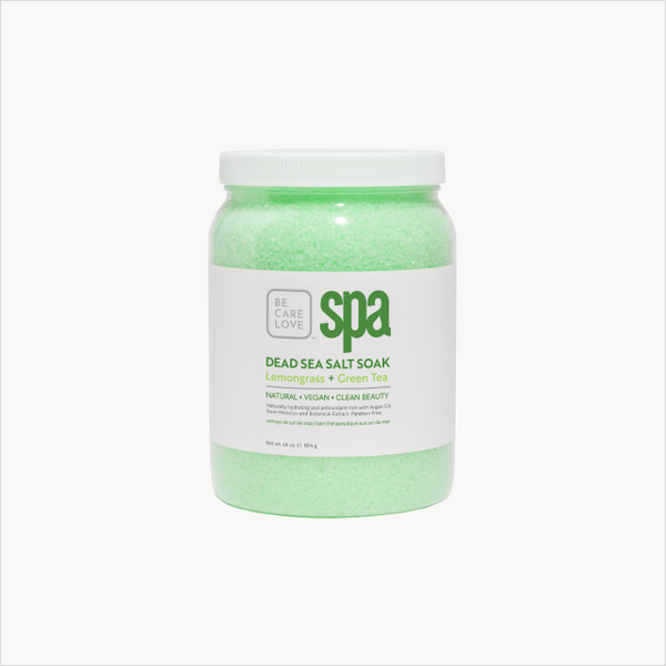 Be Care Love Salt Soak - Lemongrass + Green Tea