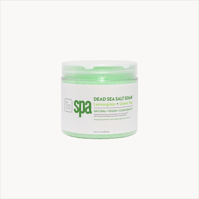 Be Care Love Salt Soak - Lemongrass + Green Tea Secondary image