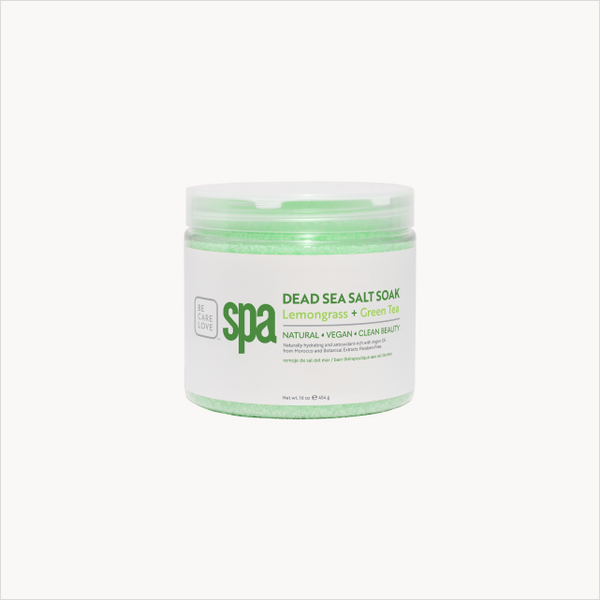 Be Care Love Salt Soak - Lemongrass + Green Tea