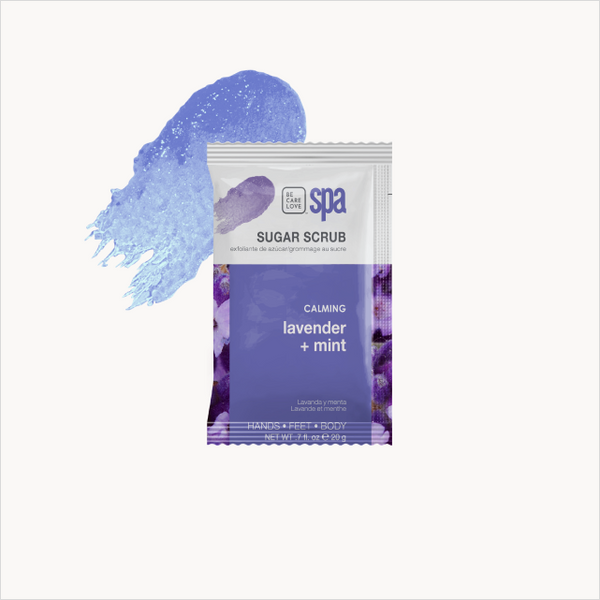 Be Care Love Lavender + Mint Complete 4-step Packet Box