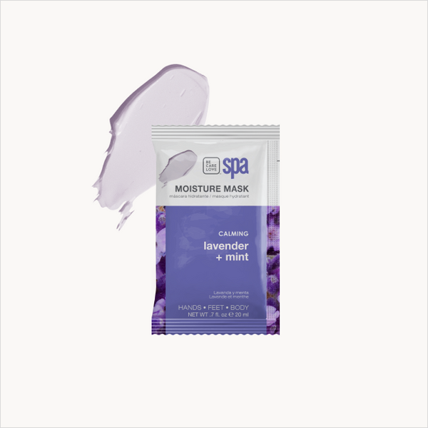 Be Care Love Lavender + Mint Complete 4-step Packet Box
