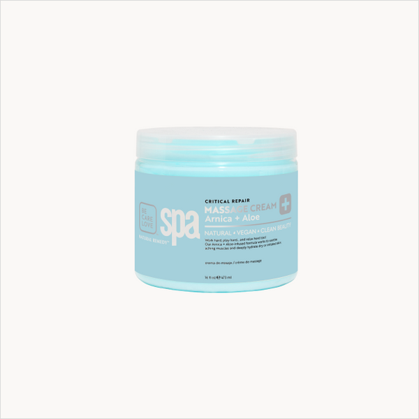 Be Care Love Massage Cream Critical Repair Arnica + Aloe 16oz
