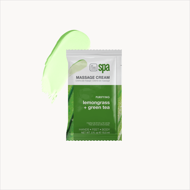 Be Care Love Lemongrass + Green Tea  4-step Packet Box