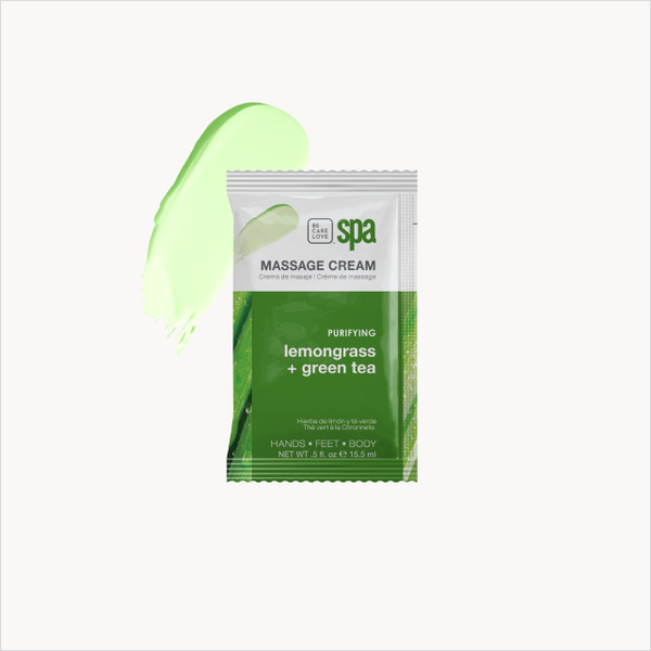Be Care Love Lemongrass + Green Tea  4-step Packet Box