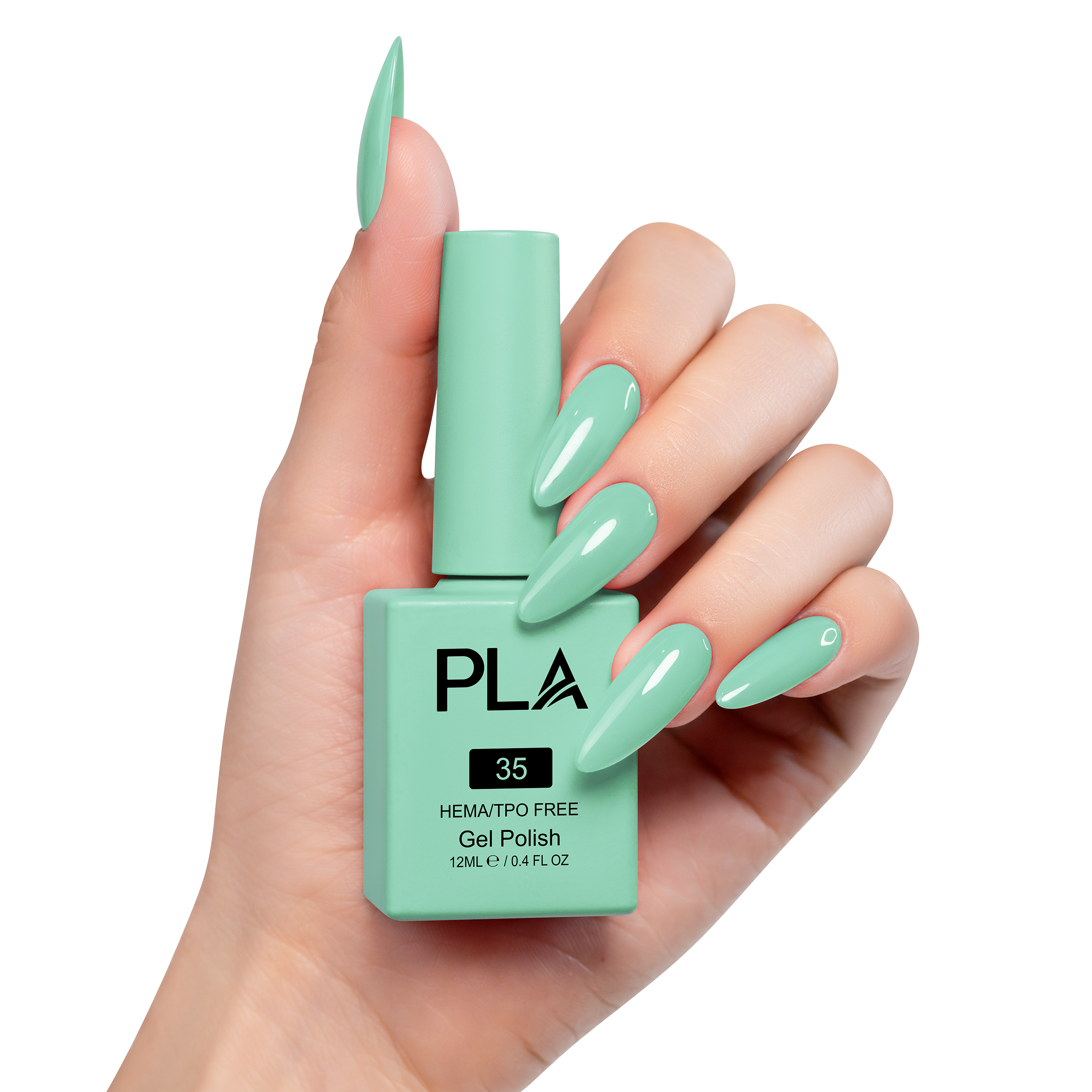 PLA Gel Polish 12ml - Green And Bear It 35 Secondary image