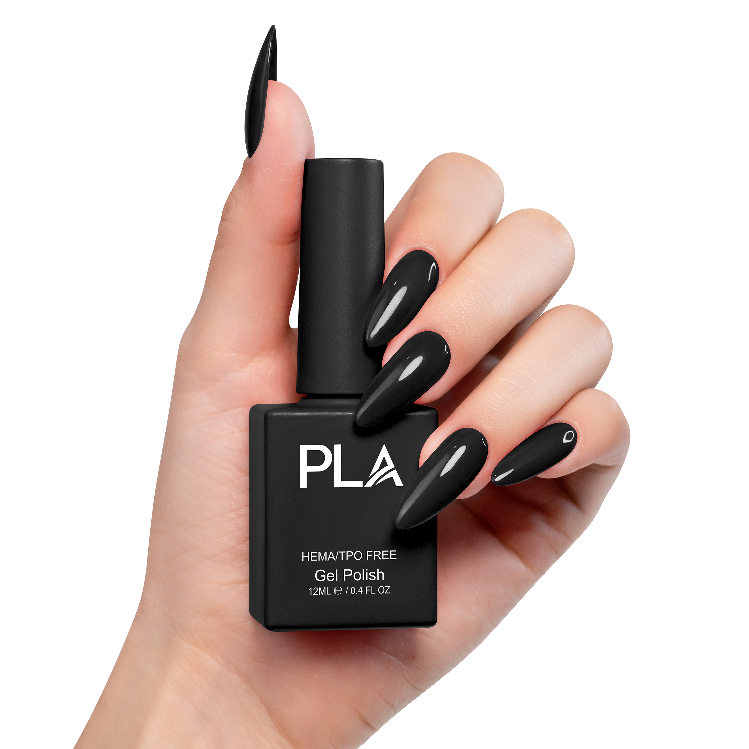 PLA Gel Polish 12ml - Jet Black 290