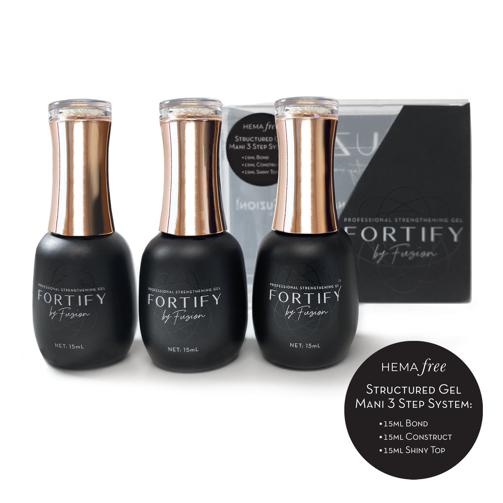 Fuzion Fortify Starter Kit - Hema Free Structured Mani System Main image