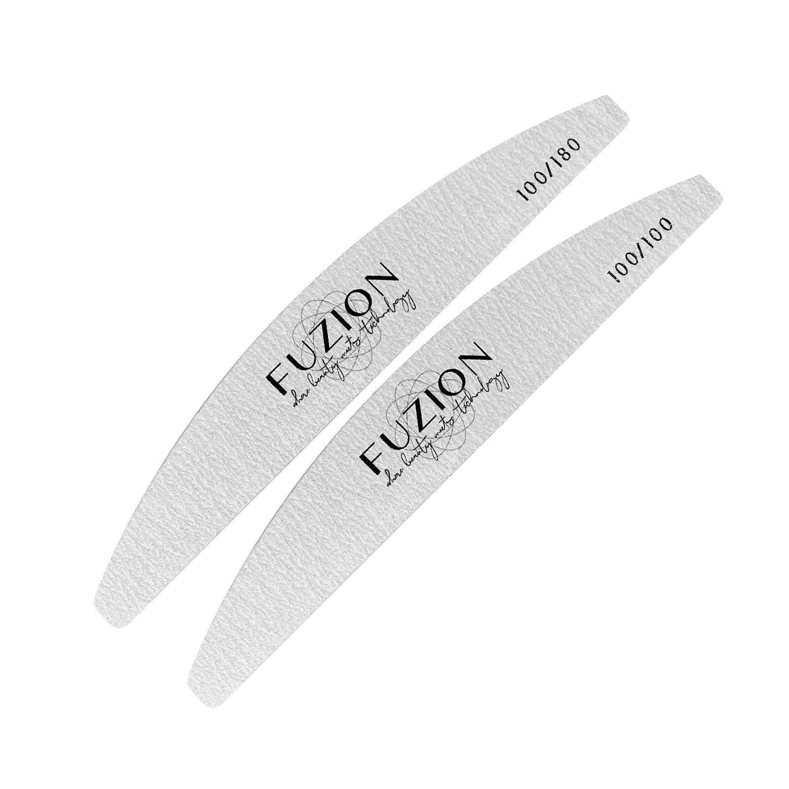 Fuzion Half Moon Zebra File 100/100 Grit Main image