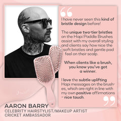 Cricket Hapi Anti-Static Joy Nylon Paddle Brush - Large