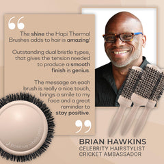 Cricket Hapi High Heat Thermal Brush 1.25"