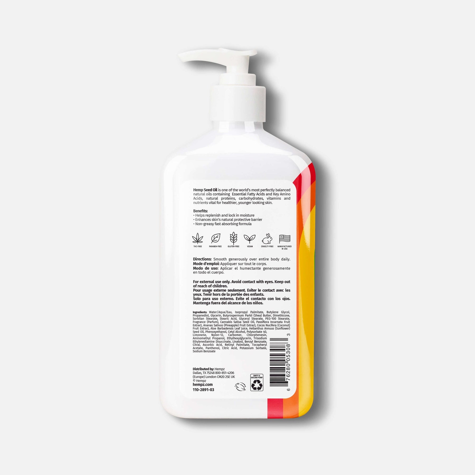 Hempz Pride Love Passion Fruit Moisturizer