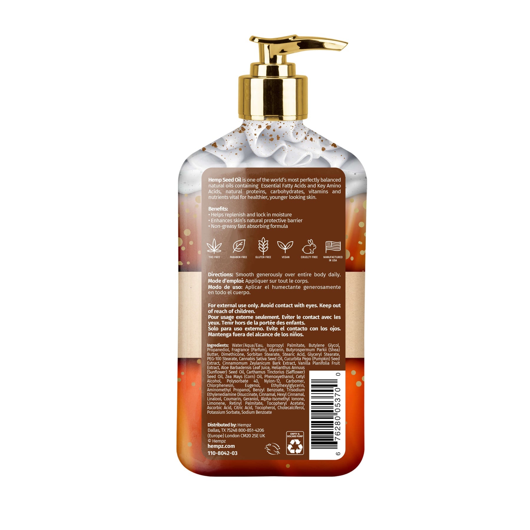 Hempz Pumpkin Spice & Vanilla Chai Lotion