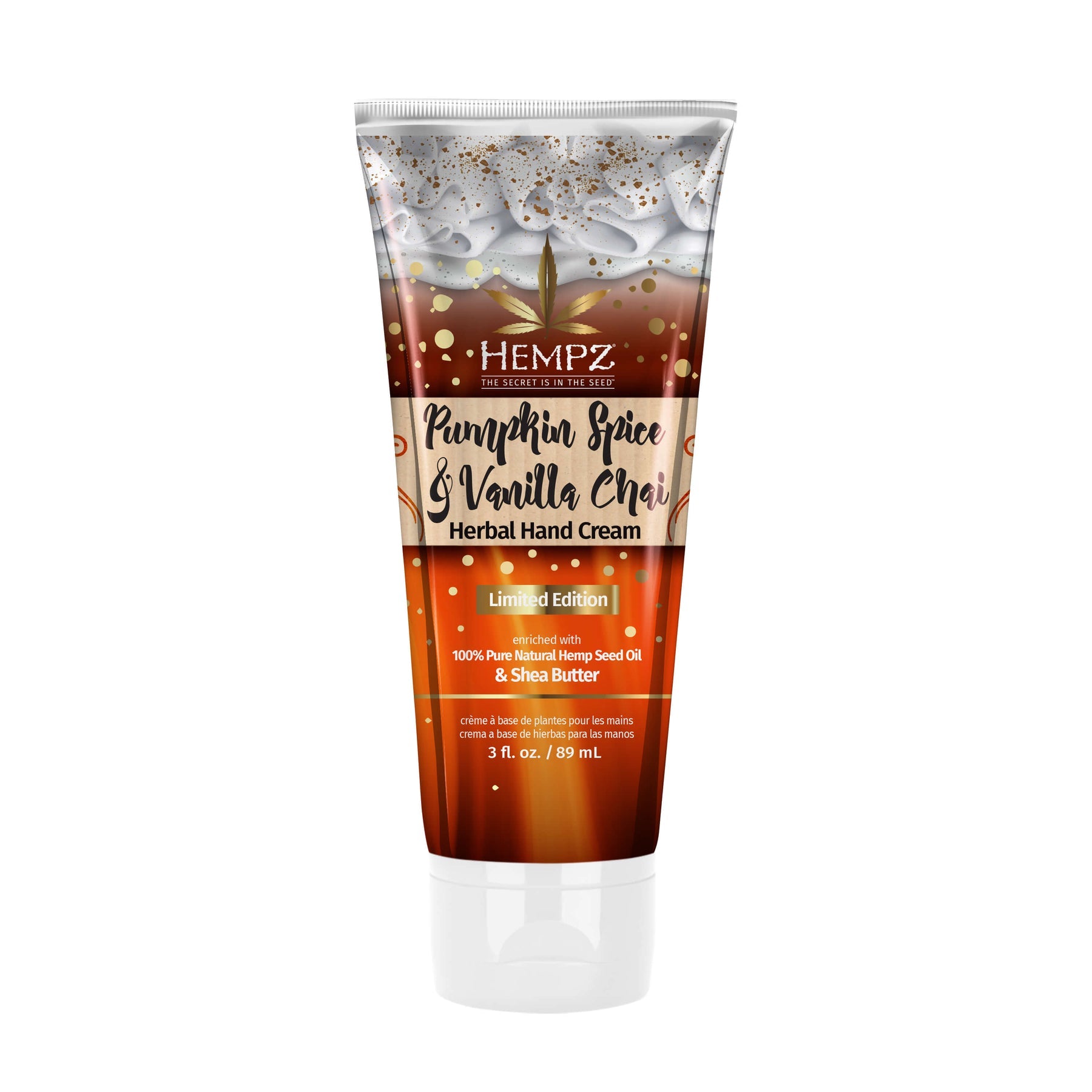 Hempz Pumpkin Spice & Vanilla Chai Hand Cream 3oz Main image