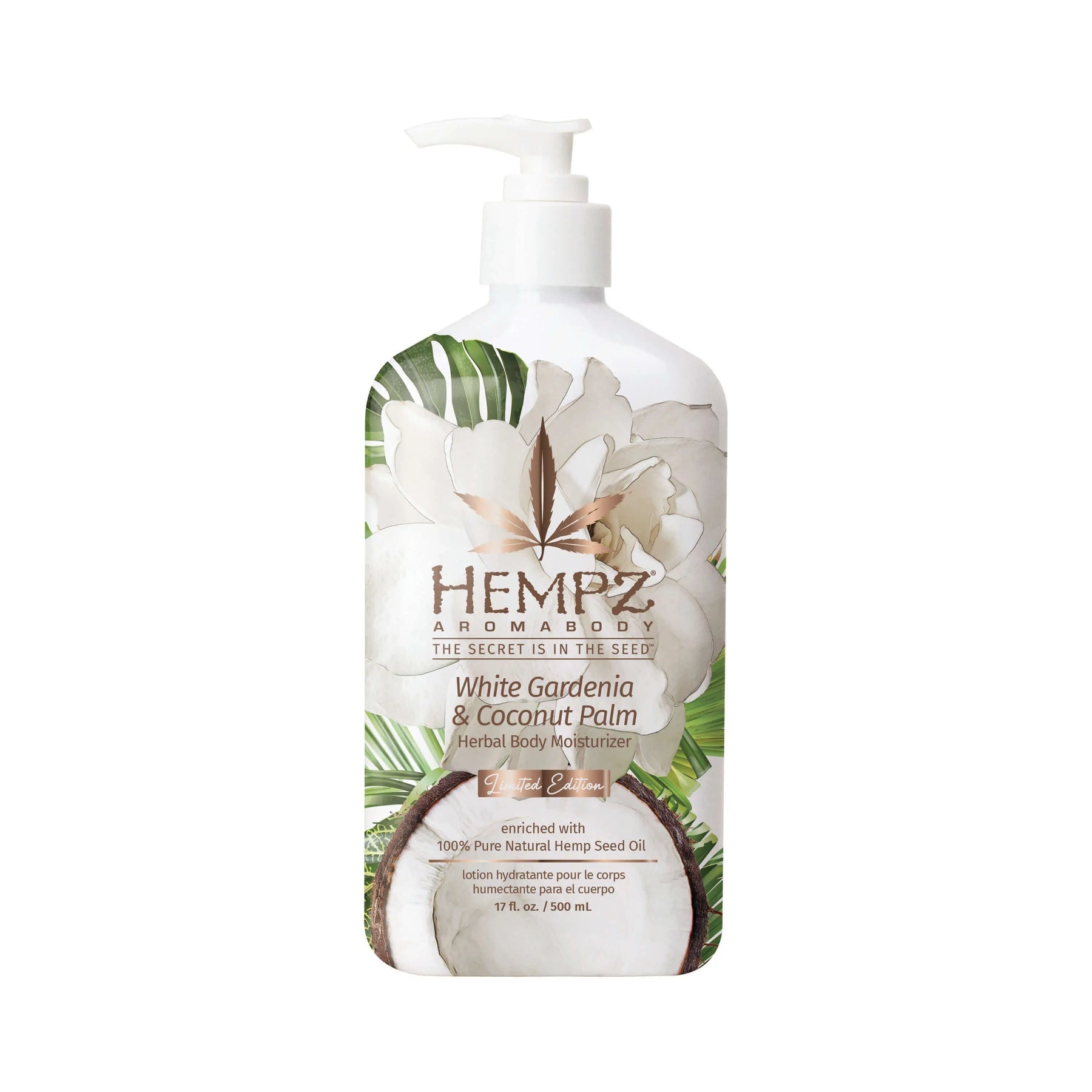Hempz White Gardenia & Coconut Palm Lotion 17oz Main image
