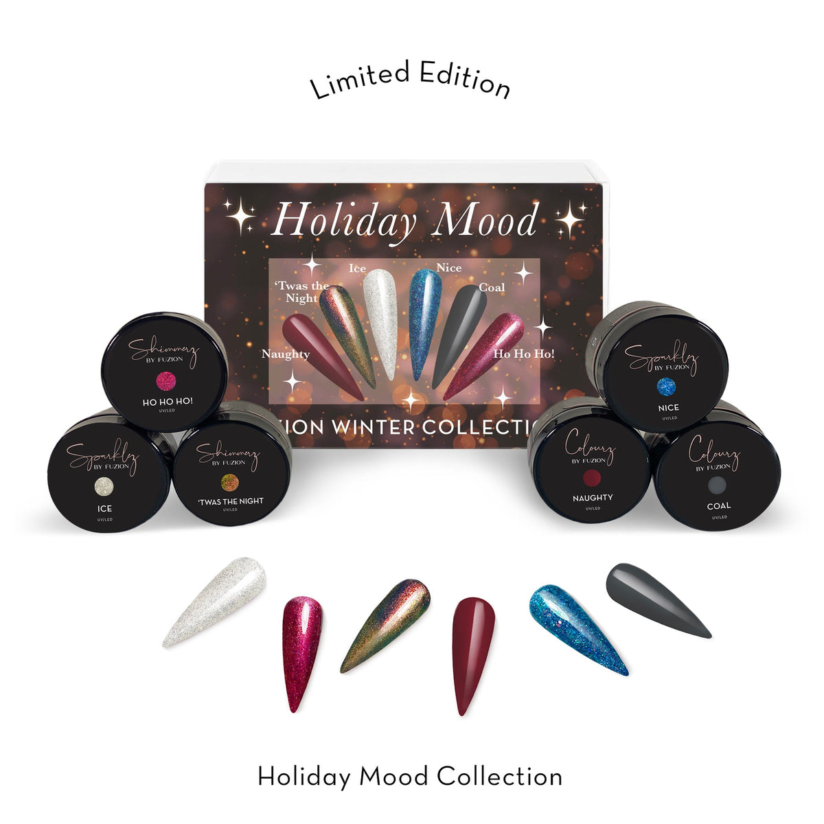 Fuzion Holiday Mood Winter Collection 6pk Pots