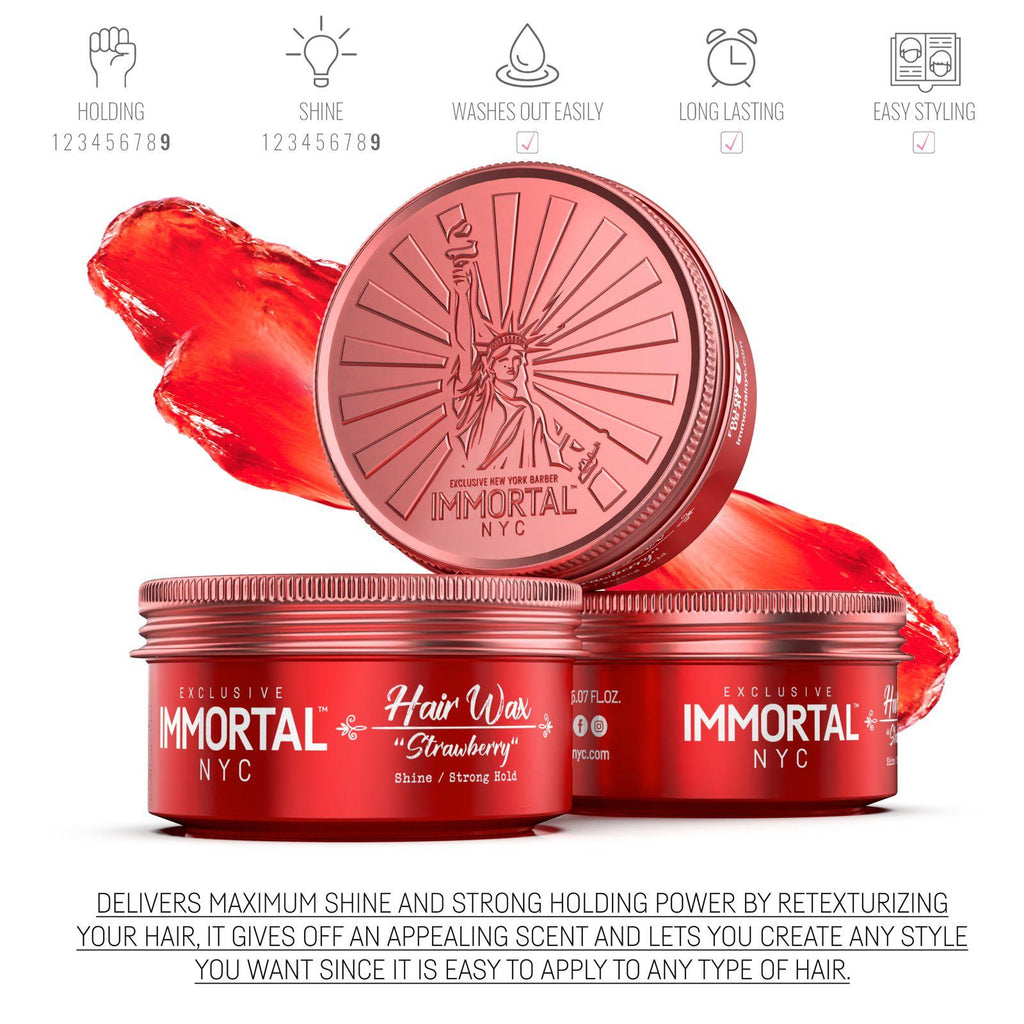 Immortal Strawberry Hair Wax - 5.07oz