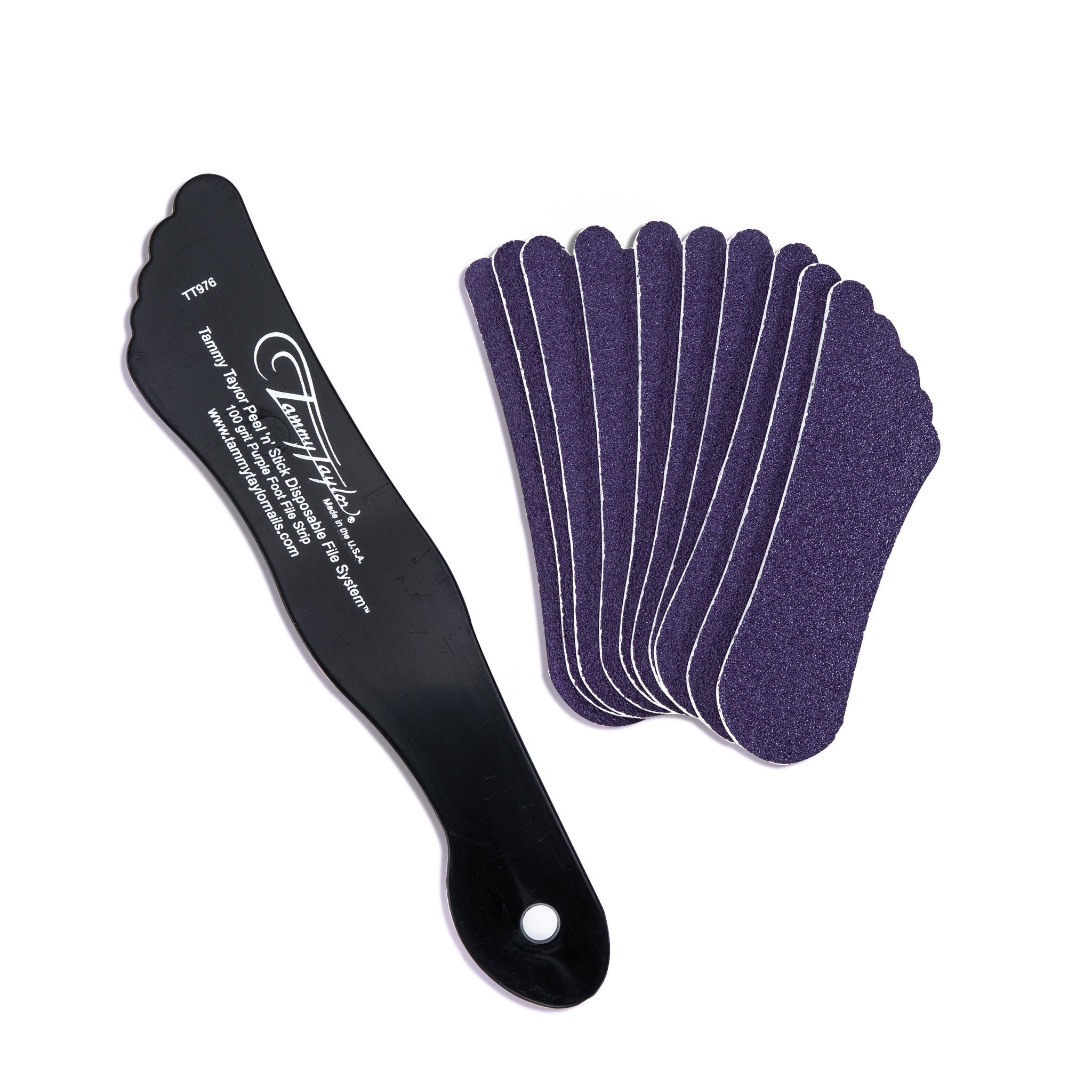 Tammy Taylor Purple Small Foot File Strip - 100 Grit - 25pk Main image