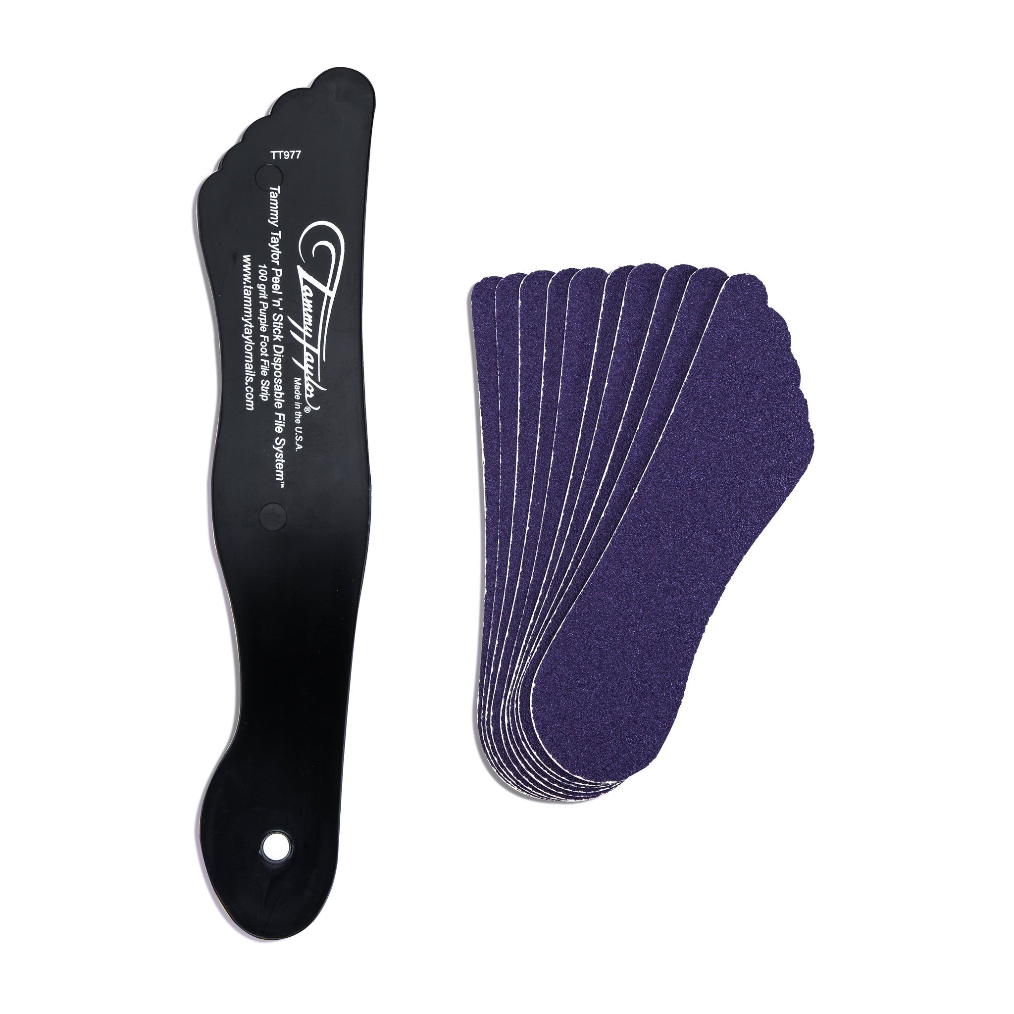 Tammy Taylor Purple Large Foot File Strip - 100 Grit - 25pk Main image