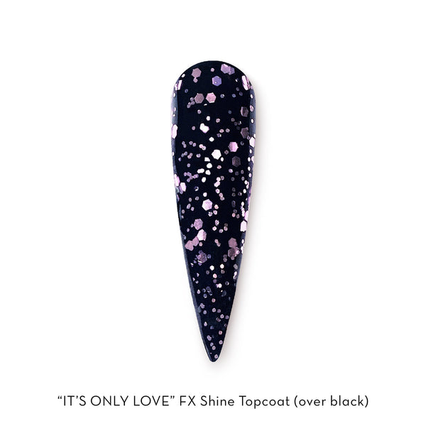 Fuzion FX Top Coat 15ml - It's Only Love