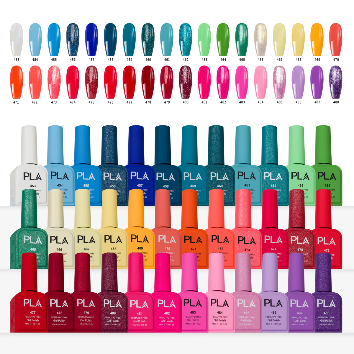 PLA ICON Just For Fun collection - shades 453-488 Main image