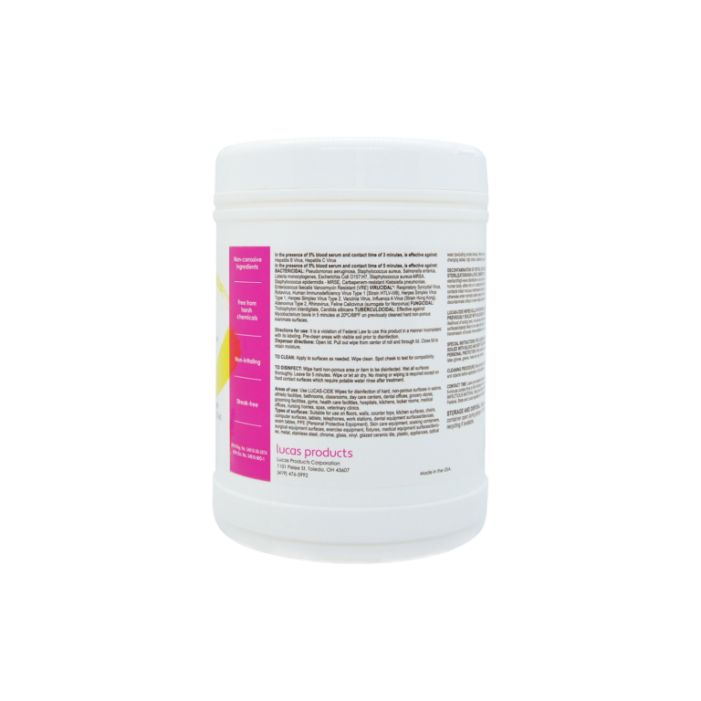 Lucas Cide Wipes 160pk